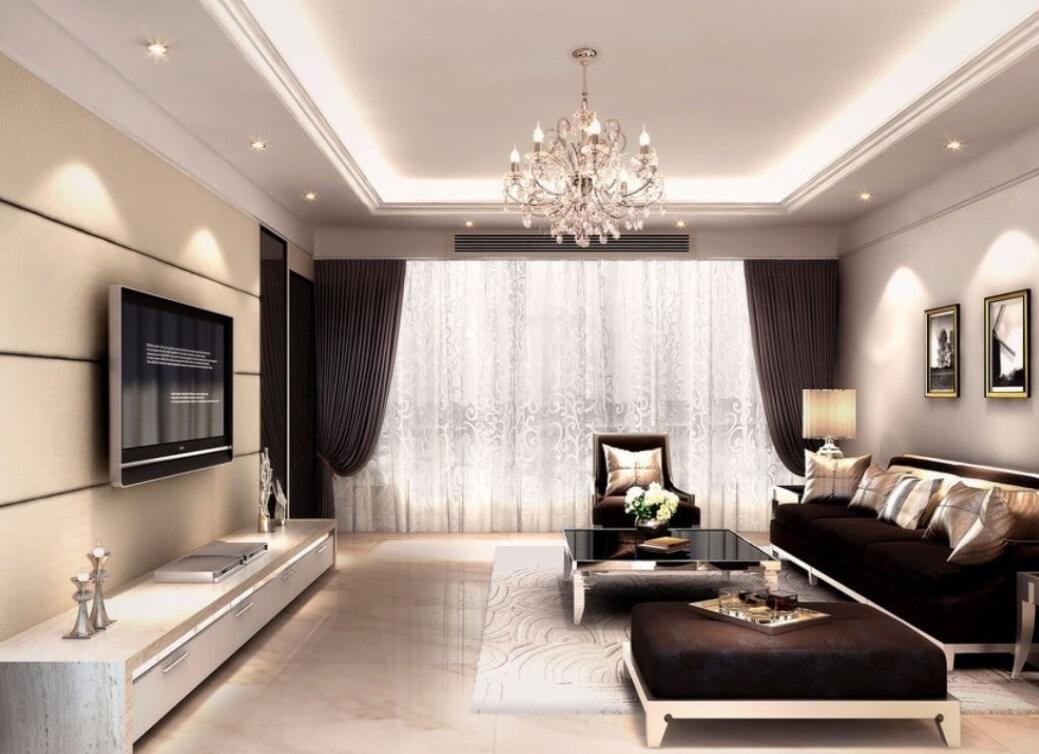 Какое освещение выбрать для гостиной